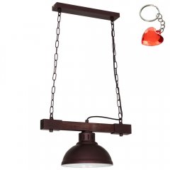 Lampa wisząca na drewnianej belce HAKON 9052 Luminex