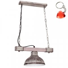 Lampa wisząca na drewnianej belce HAKON 9060 Luminex