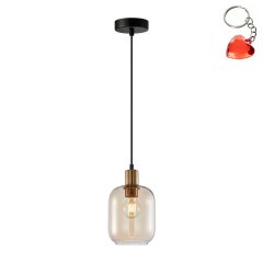 Lampa wisząca NORLIS PND-54738A-1-BRO-AMB Italux