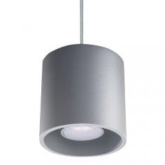 Lampa wisząca ORBIS 1 Szary SL.0052 Sollux