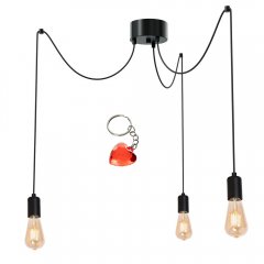 Lampa wisząca pająk 3-punktowy SPINDEL 3953 Luminex