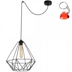 Lampa wisząca pająk pojedynczy druciak SPINDEL BASKET 4078 Luminex