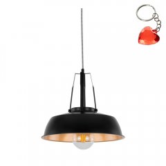 Lampa wisząca Paloma MDM-3619 / 1M BK + GD Italux