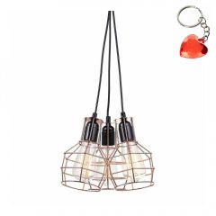 Lampa wisząca Perifo MDM-2272 / 3 BK + COP Italux