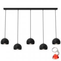 Lampa wisząca pięciopłomienna na listwie COOL 3741 Luminex