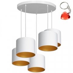 Lampa wisząca pięciopłomienna na okręgu ARDEN 3450 Luminex