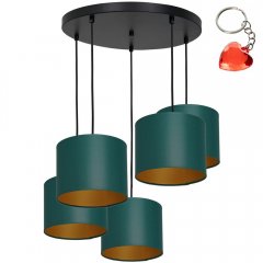 Lampa wisząca pięciopłomienna na okręgu ARDEN 3552 Luminex