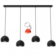 Lampa wisząca poczwórna na listwie COOL 3740 Luminex