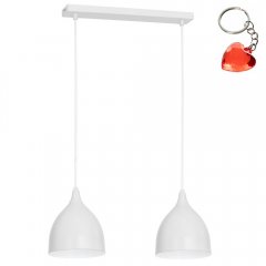 Lampa wisząca podwójna na listwie NOAK CLASSIC 9428 Luminex