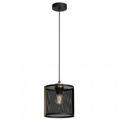 Lampa wisząca pojedyncza z siatki metalowej KAGA 4149 Luminex