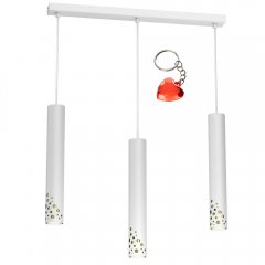 Lampa wisząca potrójna na listwie ALTRO BUBLE 4181 Luminex