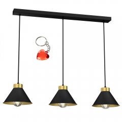 Lampa wisząca potrójna na listwie DEMET 628 Luminex