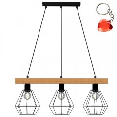 Lampa wisząca potrójna na listwie VASTRA 4103 Luminex