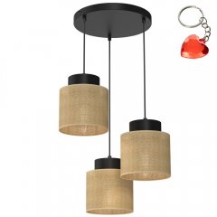 Lampa wisząca potrójna na okręgu JUTE 5215 Luminex