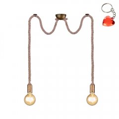 Lampa wisząca ROPE 310100204 Trio