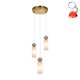 Lampa wisząca SANTOS PND-95331-3-BRSS Italux