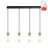 Lampa wisząca SANTOS PND-95331-4-BK Italux