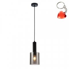 Lampa wisząca Sardo Rain PND-5581-1-BK + RNSG Italux