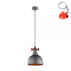 Lampa wisząca Scrulo MDM-2790 / 1 GR + BK Italux