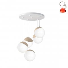 Lampa wisząca SFERA WOOD MLP5426 Milagro