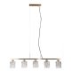 Lampa wisząca SIMONA PND-40814-5-HBR Italux
