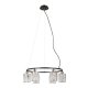 Lampa wisząca SIMONA PND-40814-6-BK-HBR Italux