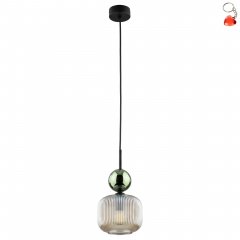Lampa wisząca SOPHIA GREEN COGNAC 11144 TK Lighting