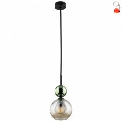 Lampa wisząca SOPHIA GREEN COGNAC 11145 TK Lighting