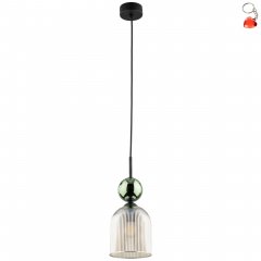 Lampa wisząca SOPHIA GREEN COGNAC 11146 TK Lighting