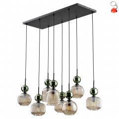 Lampa wisząca SOPHIA GREEN COGNAC 11151 TK Lighting