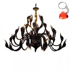 Lampa wisząca Swan MD8098-36A BLAC Italux