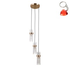 Lampa wisząca TARASO PND-40760-3-HBR Italux