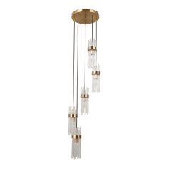 Lampa wisząca TARASO PND-40760-5-HBR Italux