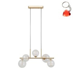 Lampa wisząca TOLEDO PND-40717-5-HBR Italux