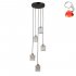 Lampa wisząca TORNO PND-40813-5R-BK-HBR Italux