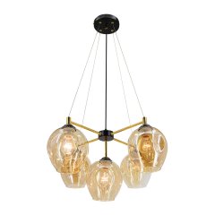 Lampa wisząca VIVIEN 6301 / 5 BL TR Elem