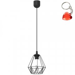 Lampa wisząca z kloszem drucianym BERGEN 604 Luminex