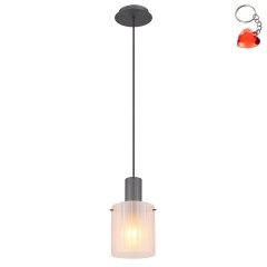 Lampa wisząca z kloszem ryflowanym TULIVAR 15904HF Globo