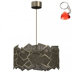 Lampa wisząca z siatki metalowej CAMO 554 Luminex