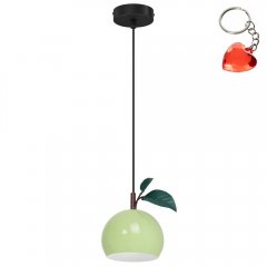 Lampa wisząca zielone jabłko z liściem APPLE 8941 Luminex