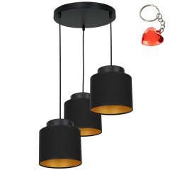 Potrójna lampa wisząca abażurowa na okręgu FRODI 3183 Luminex