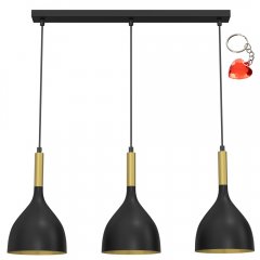 Potrójna lampa wisząca listwa nad stół NOAK 3891 Luminex