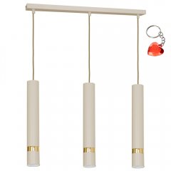 Potrójna lampa wisząca na listwie tuby RENO 9516 Luminex