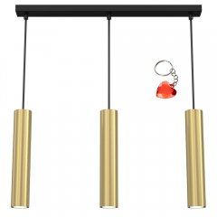 Potrójna lampa wisząca tuby na listwie RAITO 115 Luminex