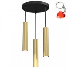 Potrójna lampa wisząca tuby na okręgu RAITO 118 Luminex