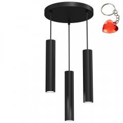 Potrójna lampa wisząca tuby na okręgu RAITO 98 Luminex