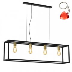 Prostokątna lampa wisząca 4-punktowa klatka FRAME 4417 Luminex