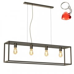 Prostokątna lampa wisząca 4-punktowa klatka FRAME 4423 Luminex