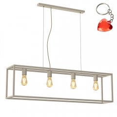 Prostokątna lampa wisząca 4-punktowa klatka FRAME 4429 Luminex