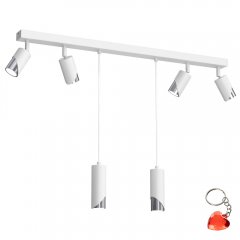 Sześciopunktowa lampa wisząca z reflektorami SHIFT 9663 Luminex